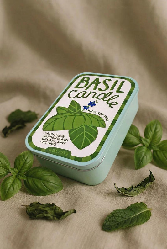 Basil Candle