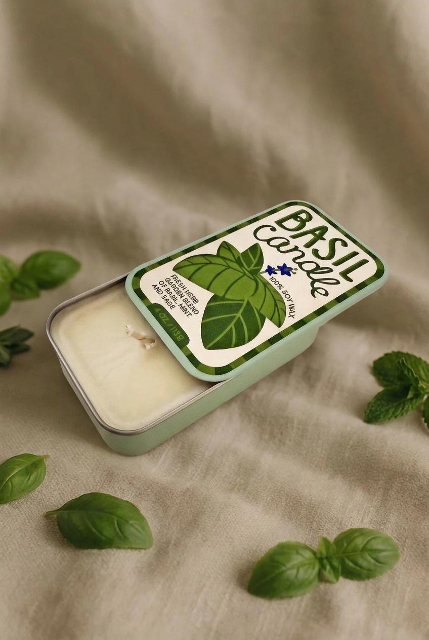 Basil Candle